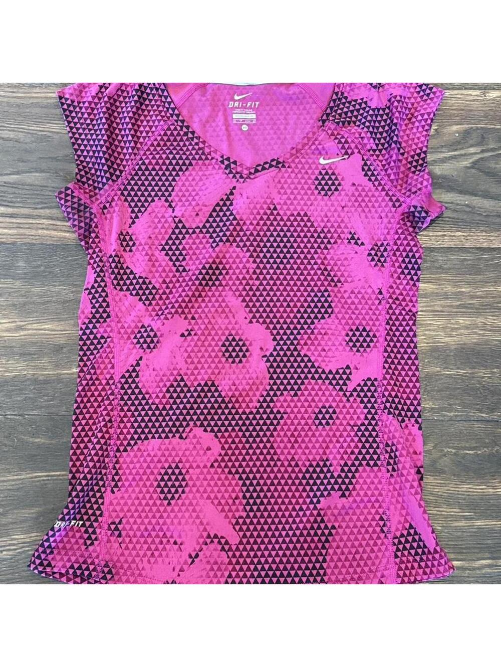 Nike Dri-FIT Pink Running Top XS